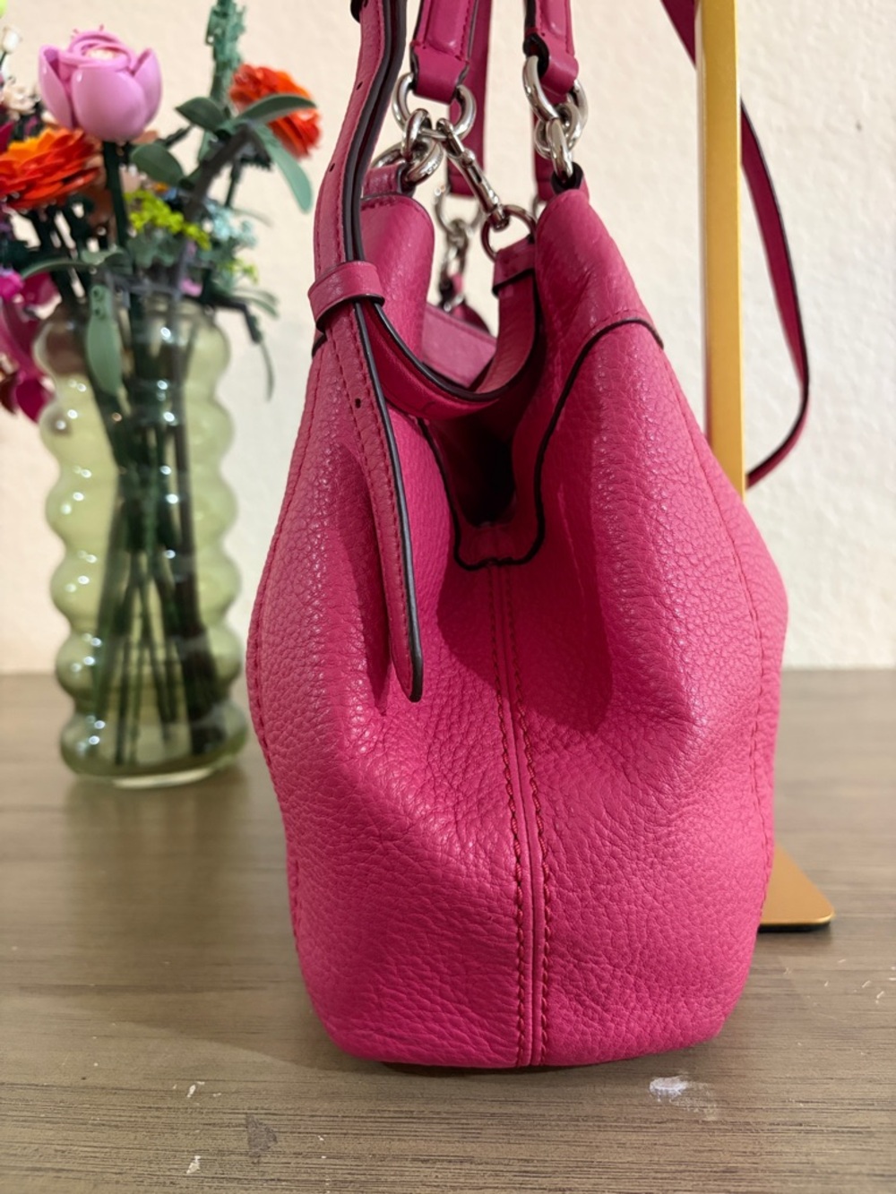 Coach F23537 Pebble Leather Small Lexy Shoulder Bag - Picture 6 of 12